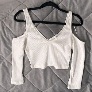 ZARA Off the Shoulder Crop Top - NWT